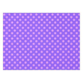 Paarse stippen op periwinkle tafelkleed (Voorkant (Horizontaal))