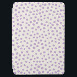 Paarse Stippen Preppy Modern Animal Print Spots iPad Air Cover<br><div class="desc">Preppy Animal Print Stippen - Cute paarse dalmatian spots.</div>