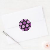 Paarse Stippen Stickers (Envelop)