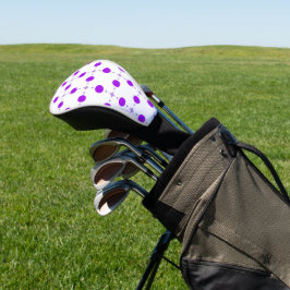 Paarse Stippen, Stippenpatroon, Stippen, Gestippel Golfheadcover