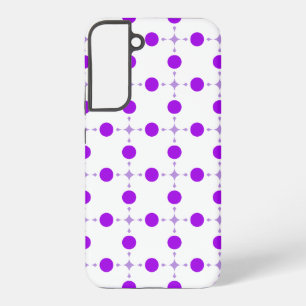 Paarse Stippen, Stippenpatroon, Stippen, Gestippel Samsung Galaxy Hoesje