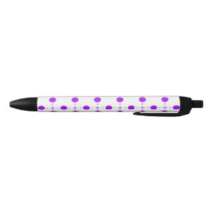 Paarse Stippen, Stippenpatroon, Stippen, Gestippel Zwarte Inkt Pen