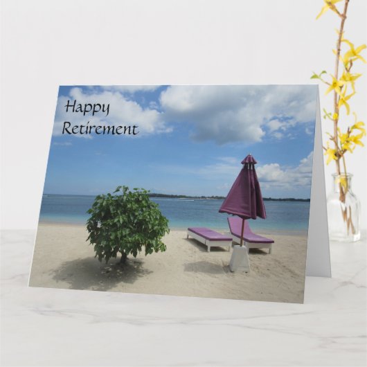 paarse stoelen groot kaart (Gele Bloem)