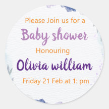 Paarse & Stoffige Blauwe Baby Bloom