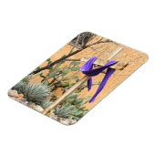 Paarse Stole op Cross bij Albuquerque Church Magneet (Linkerzijde)