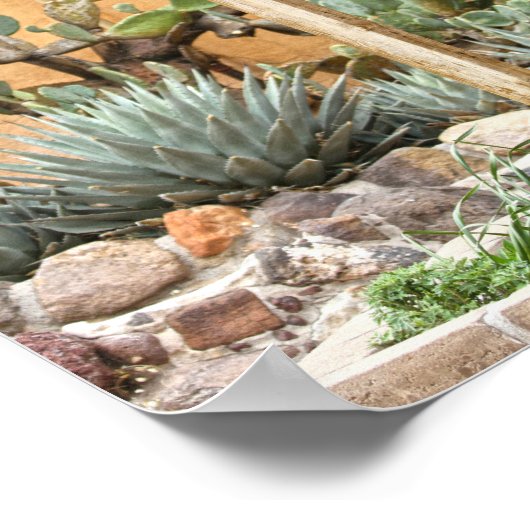 Paarse Stole op Cross bij Albuquerque Church Poster (Hoek)