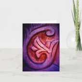 Paarse Stone Art Kaart (Voorkant)