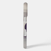 Paarse Stone Heart op natstrand Aangepast Case-Mate iPhone Case (Achterkant / Rechts)