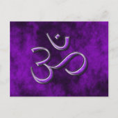 Paarse Stone Om Briefkaart (Voorkant)