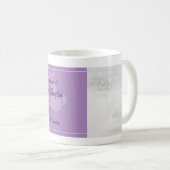 Paarse Stork Baby Foto Mokken (Voorkant rechts)