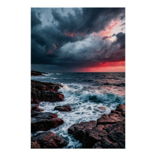 Paarse Storm Perfect Poster