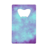 Paarse Stormen flesopener Creditkaart Flessenopener (Voorkant)