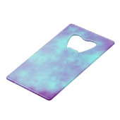 Paarse Stormen flesopener Creditkaart Flessenopener (Achterkant Gekanteld)