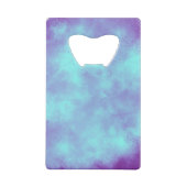 Paarse Stormen flesopener Creditkaart Flessenopener (Achterkant)