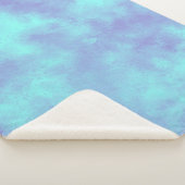 Paarse Stormen wolk effect Sherpa Blanket Deken (3/4)