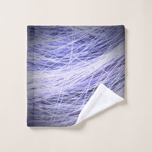 Paarse Strand Handdoek (Wasdoekje)