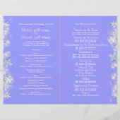 Paarse strandstrandstrandstervis bruiloft (Voorkant)