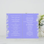 Paarse strandstrandstrandstervis bruiloft (Staand voorkant)