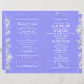 Paarse strandstrandstrandstervis bruiloft (Voorkant / Achterkant)