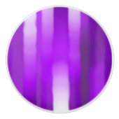 Paarse Streak Knob Keramische Knop (Voorkant)