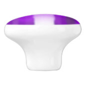 Paarse Streak Knob Keramische Knop (Zijkant)