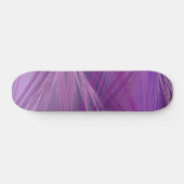 Paarse Streaks Persoonlijk Skateboard (Horizontaal)