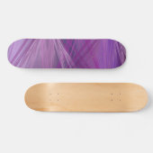 Paarse Streaks Persoonlijk Skateboard (Horizontaal)