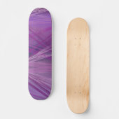 Paarse Streaks Persoonlijk Skateboard (Voorkant)