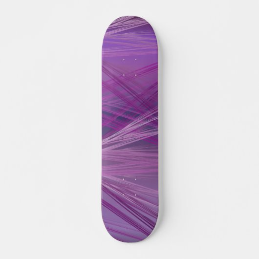 Paarse Streaks Persoonlijk Skateboard (Voorkant)