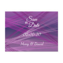 Paarse Streaks Wedding