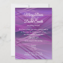 Paarse Streaks Wedding