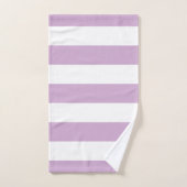 Paarse streep bad handdoek (Handdoek)