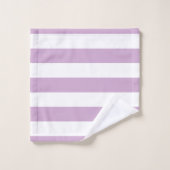 Paarse streep bad handdoek (Wasdoekje)