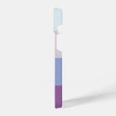 Paarse streep kleurenpalet iPhone hoesje (Linkerkant)