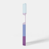 Paarse streep kleurenpalet iPhone hoesje (Rechterkant)