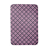 Paarse streep Lila met Amethyst Badmat (Voorkant Verticaal)