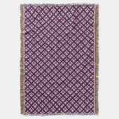 Paarse streep Lila met Amethyst Deken (Voorkant Verticaal)