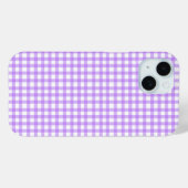 Paarse streeppatronen Schattige Case-Mate iPhone Case (Achterkant (horizontaal))