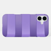 Paarse strepen achtergrond iPhone hoesje (Achterkant horizontaal)