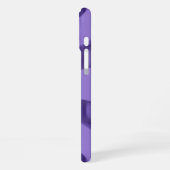 Paarse strepen achtergrond iPhone hoesje (Linkerkant)