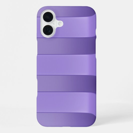 Paarse strepen achtergrond iPhone hoesje (Achterkant)