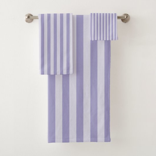 Paarse strepen bad handdoek (Insitu)