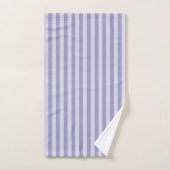 Paarse strepen bad handdoek (Handdoek)