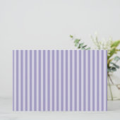 Paarse strepen briefpapier (Staand voorkant)