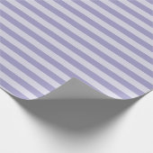 Paarse Strepen Cadeaupapier (Hoek)