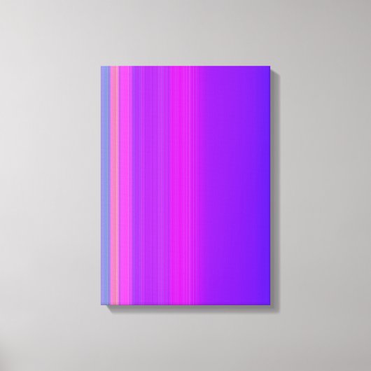 Paarse strepen canvas afdruk (Voorkant)