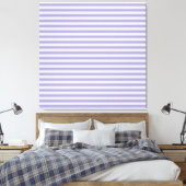 Paarse Strepen Canvas Afdruk (Insitu (Slaapkamer))