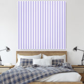 Paarse Strepen Canvasprint met Spanraam Canvas Afdruk (Insitu (Slaapkamer))
