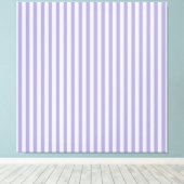 Paarse Strepen Canvasprint met Spanraam Canvas Afdruk (Insitu (Houten vloer))