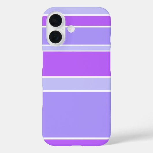 Paarse strepen Case-Mate iPhone case (Achterkant)